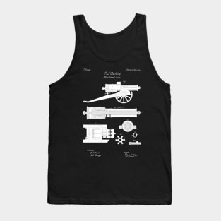 Gatling Gun Patent - 1862 Machine gun - PBpng Tank Top